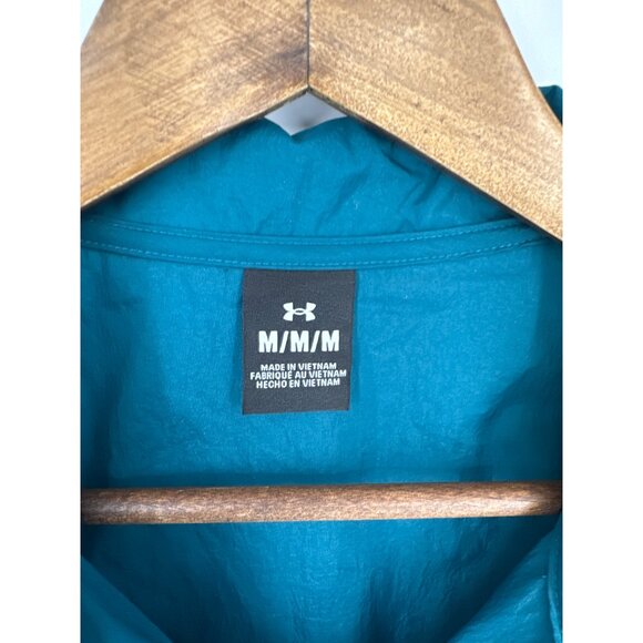 Under Armour Mens Legacy Crinkle Water-Repellent Loose Fit Jacket Size M - Picture 3 of 13